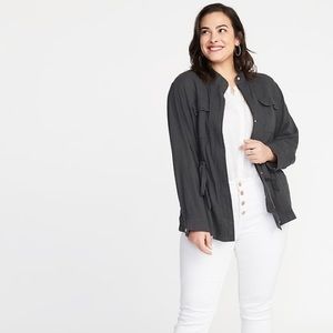 Linen Utility Jacket